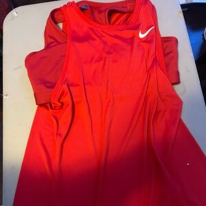 Nike Red Sport tank with Red Nike Sports Bra (Dm to buy seperate)